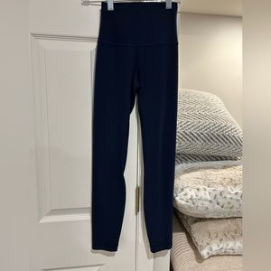 Lululemon align leggings color navy size 0 inseam 25